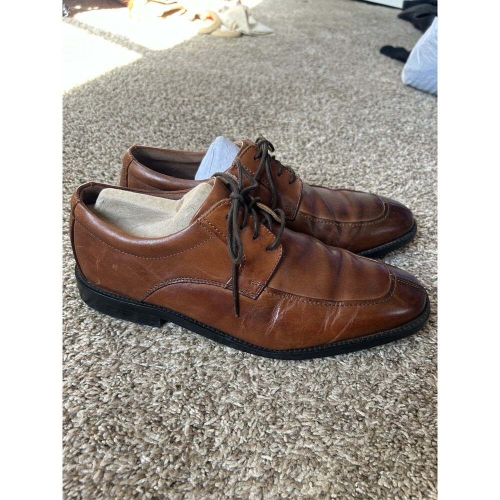 Rockport Men's Leather Split Toe Walkability Adiprene Derby Oxford Shoe 10 Wide